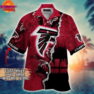 Custom NFL Team Atlanta Falcons Hawaiian Shirt 3