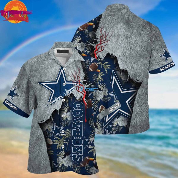 Dallas Cowboys Tropical Hawaiian Shirt Style