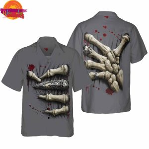 Death Hand Halloween Shirt Hawaiian Shirt Style 1