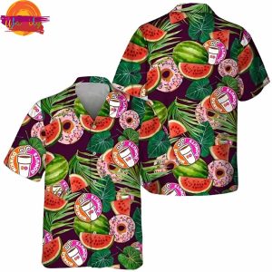 Dunkin’ Donuts Watermelon Hawaiian Shirt Style