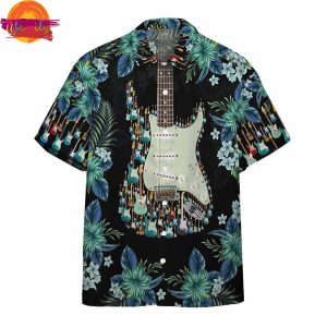 Electric Guitar Hawaiian Shirt Gifts For Men 3