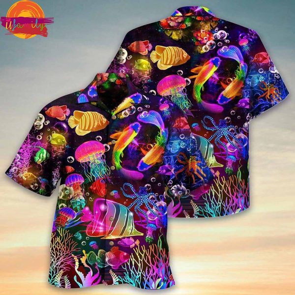 Fish Rainbow Lovely Hawaiian Shirt