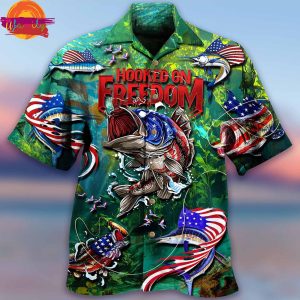 Fishing Hooked On Freedom Limited Edition Hawaiian Shirt 3