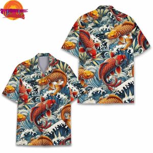 Fishing Pattern Hawaiian Shirt Style