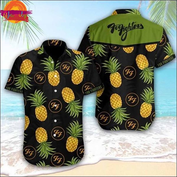 Foo Fighters Pineapple Hawaiian Shirt