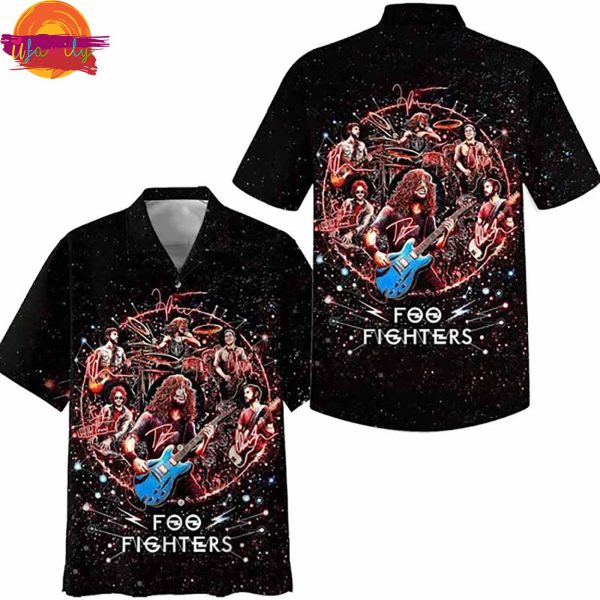 Foo Fighters Rock Band Hawaiian Shirt