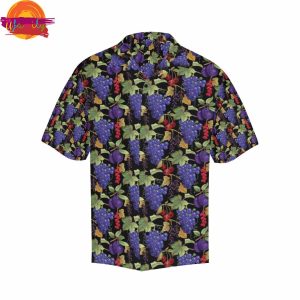 Grape Pattern Fruits Hawaiian Shirt Style 1