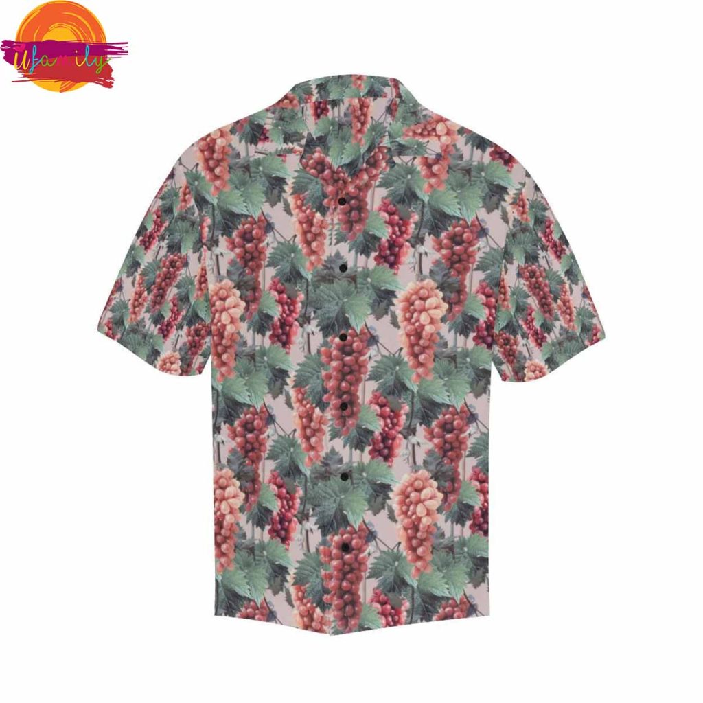 Grape Pattern Hawaiian Shirt Style