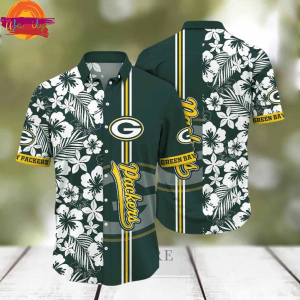 Green Bay Packers Aloha Hawaiian Shirt