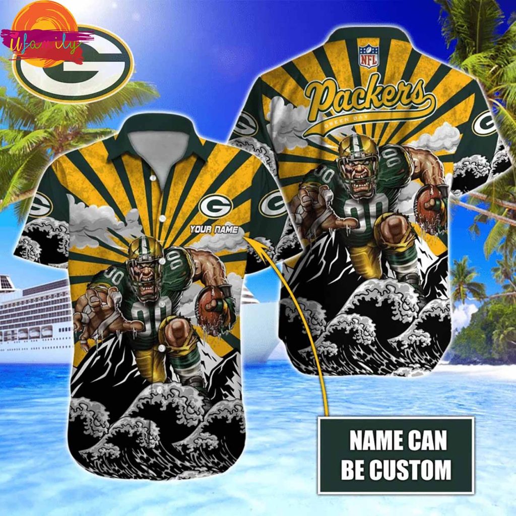 Green Bay Packers Trendy Aloha Hawaiian Shirt