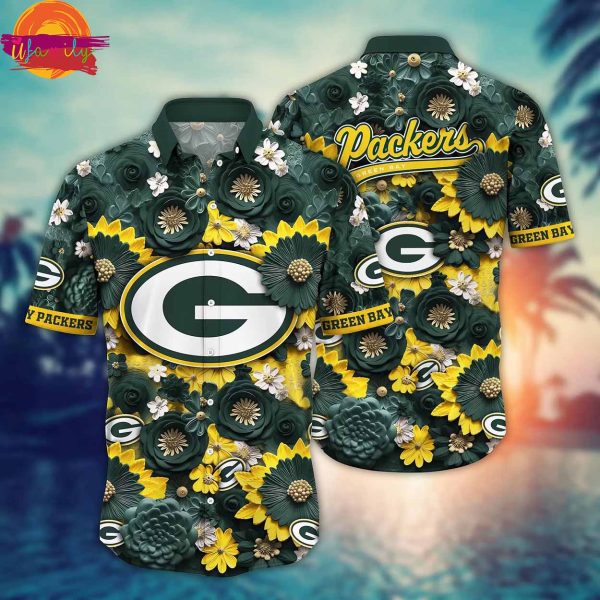 Green Bay Packers Yacht Hawaiian Shirt