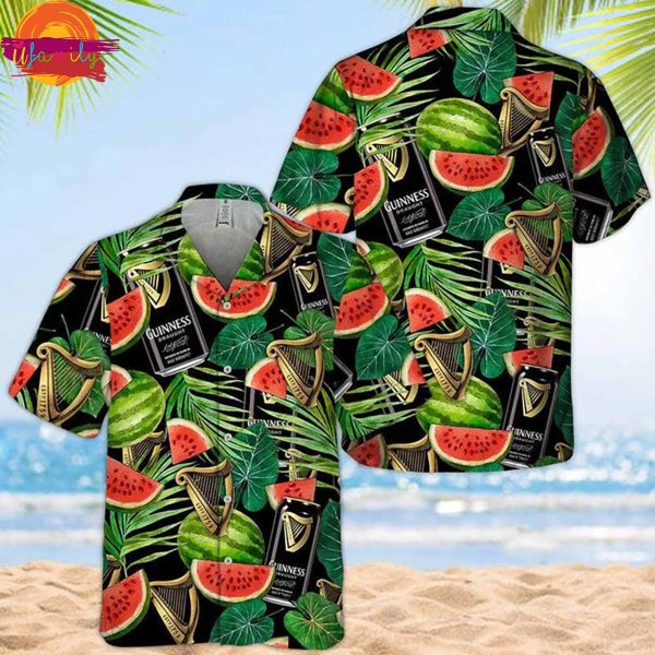 Guinness Watermelon Hawaiian Shirt Style