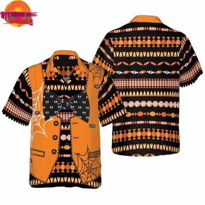 Halloween Candy Man Hawaiian Shirt Style