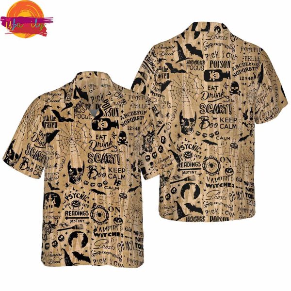 Halloween Ouija Shirt For Men Hawaiian Shirt