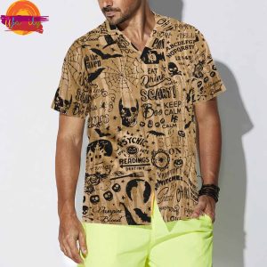 Halloween Ouija Shirt For Men Hawaiian Shirt 2