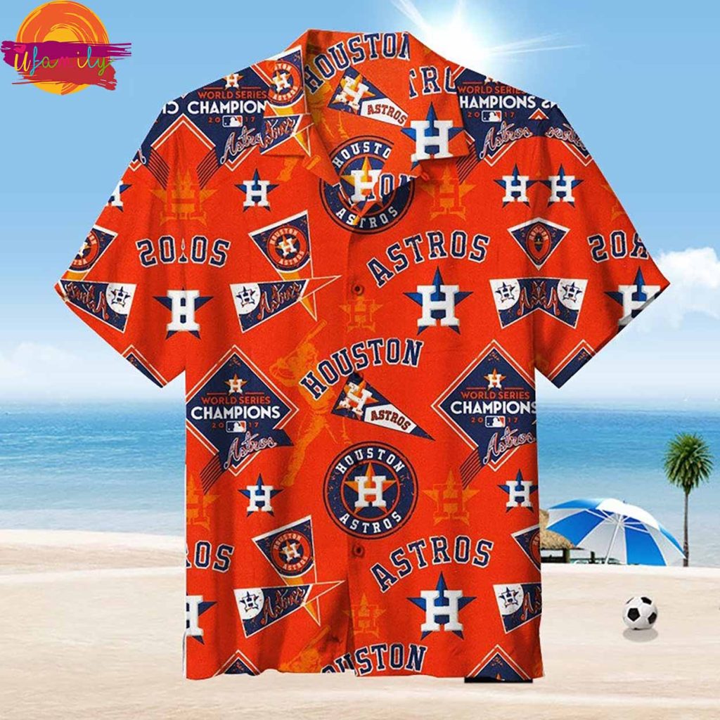 Houston Astros MLB Hawaiian Shirt Style