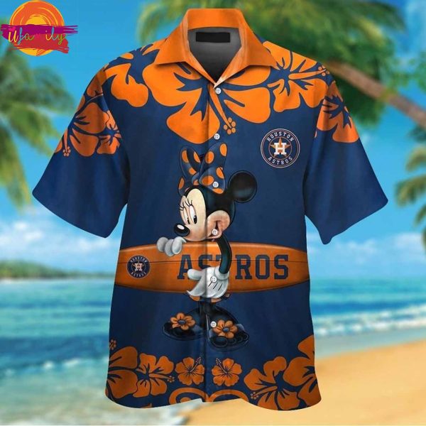 Houston Astros Minnie Mouse Aloha Hawaiian Shirt Style