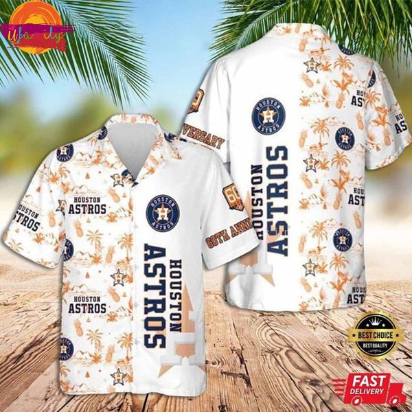 Houston Astros Pineapple Tropical Hawaiian Shirt