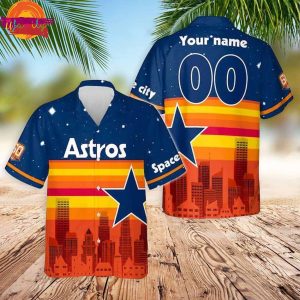 Houston Astros Space City Custom Hawaiian Shirt