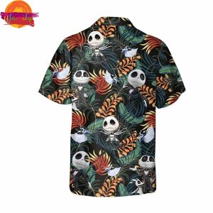 Jack Skellington Summer Tropical Hawaiian Shirt Style 2