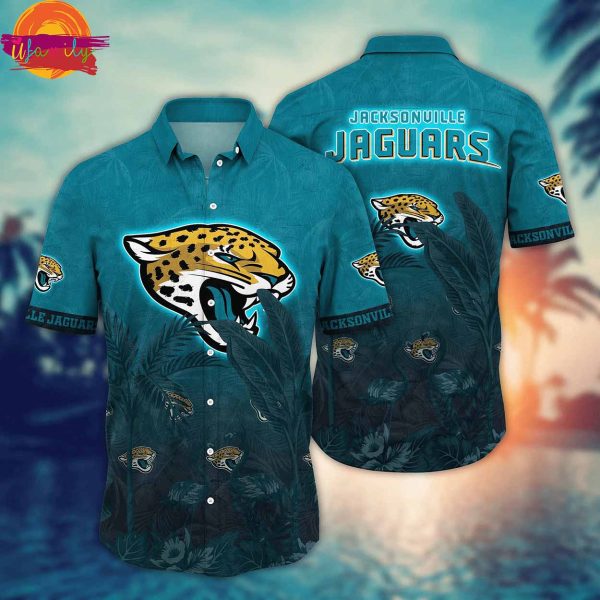 Jacksonville Jaguars NFL Starry Nighttime Hawaiian Shirt