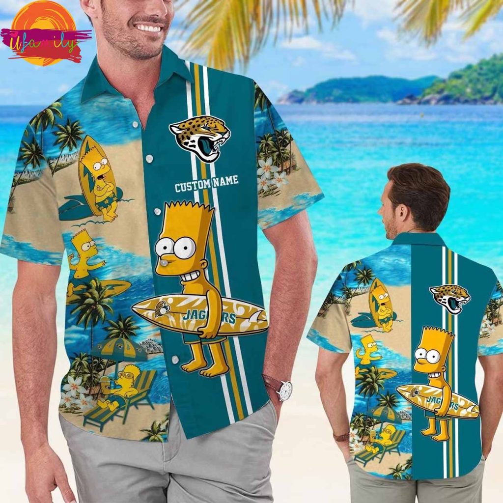 Jacksonville Jaguars Simpsons Hawaiian Style