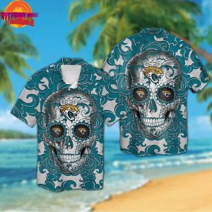 Jacksonville Jaguars Sugarskull Hawaiian Shirt Style