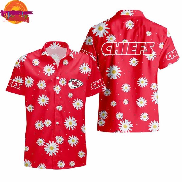 Kansas City Chiefs Daisy All Over Print Hawaii Shirt Style