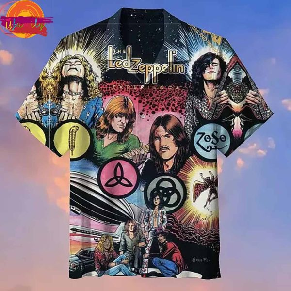 Led Zeppelin Hawaiian Shirt Style