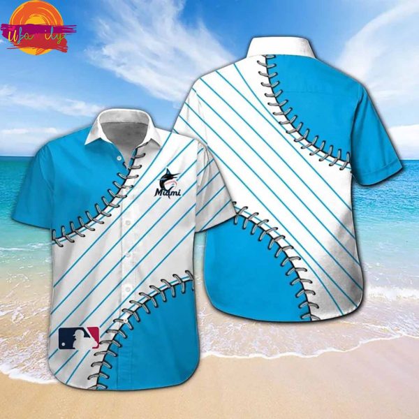 MLB Miami Marlins Hawaiian Shirt Style