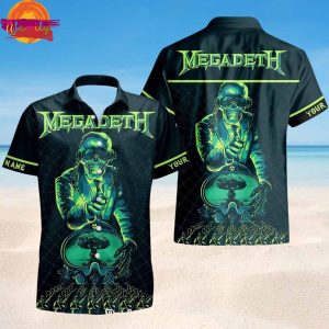 Megadeth Dystopian Command Hawaiian Shirt Style