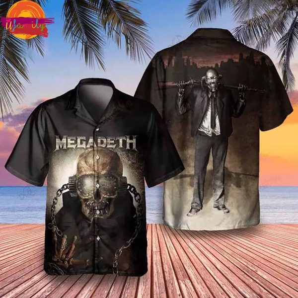 Megadeth Killing is My Business Hawaiian Shirt Gifts For Men