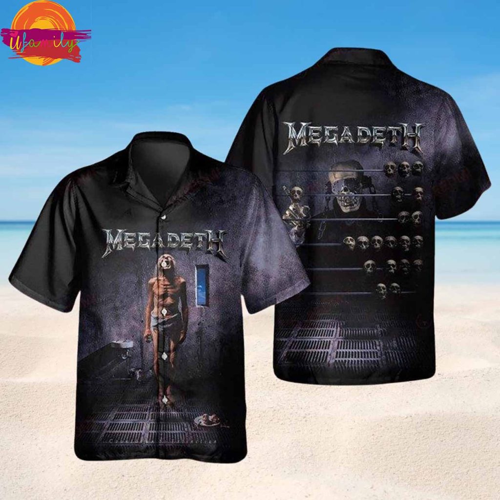 Megadeth Prisoner of Fate Hawaiian Shirt Style