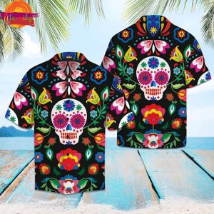 Mexican Sugar Skull Tropical Hawaiian Shirt Style 1