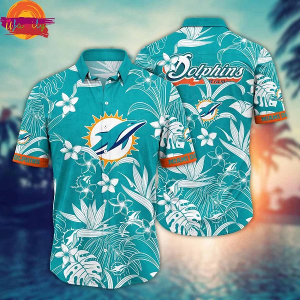 Miami Dolphins Football Team Hawaiian Shirt