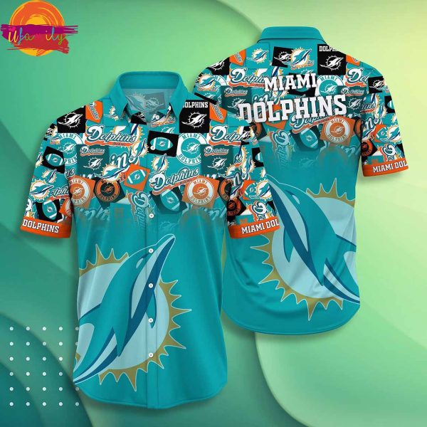 Miami Dolphins Trendy Aloha Hawaiian Shirt