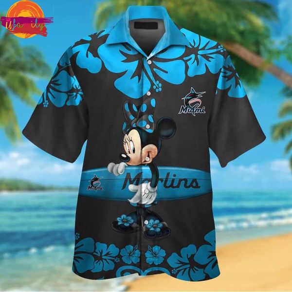 Miami Marlins Minnie Mouse Hawaiian Shirt Style