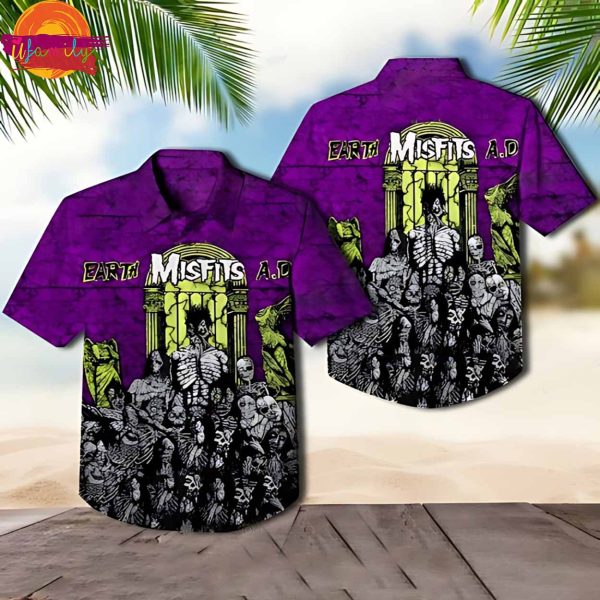 Misfits Earth A D Wolfs Blood Album Hawaiian Shirt Style