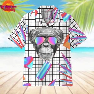 Monkey 3D Holographic Hawaiian Shirt 1