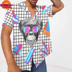 Monkey 3D Holographic Hawaiian Shirt 2