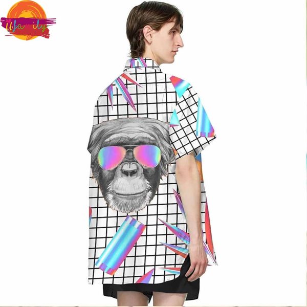 Monkey 3D Holographic Hawaiian Shirt