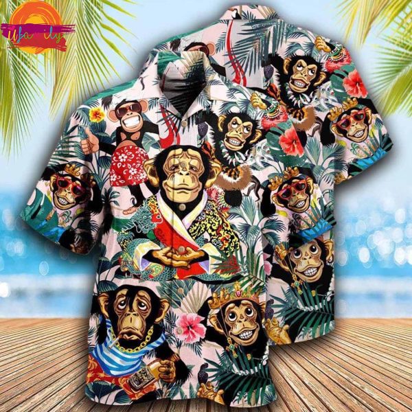 Monkey So Funny Smile Hawaiian Shirt