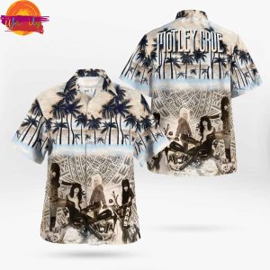 Motley Crue Aloha Hawaiian Shirt Style