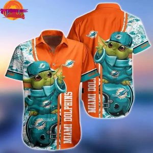 NFL Miami Dolphins Baby Yoda Hawaiian Shirt