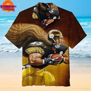 NFL Pittsburgh Steelers Dark Yellow Version Hawaiian Shirt Style