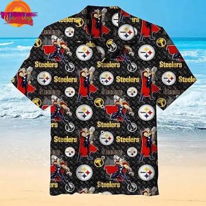 NFL Pittsburgh Steelers Logo Hawaiian Shirt Style