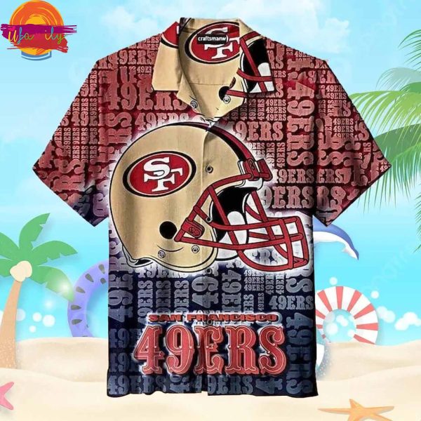 NFL San Francisco 49ers Hawaiian Shirt Football Gift