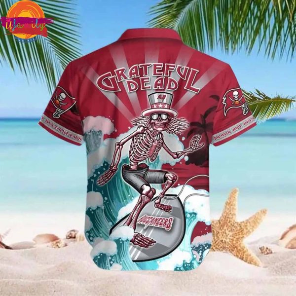 NFL Tampa Bay Buccaneers Grateful Dead Hawaiian Shirt