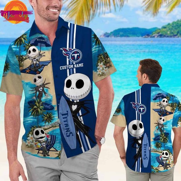 NFL Tennessee Titans Jack Skellington Hawaiian Shirt