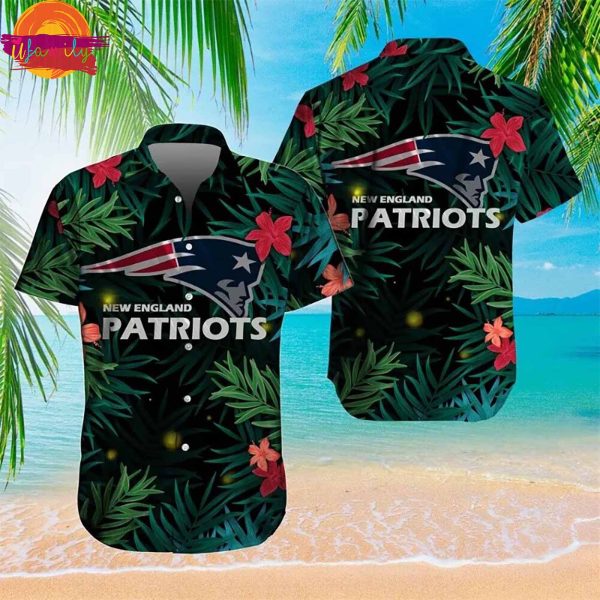 New England Patriots Hawaiian Green Shirt